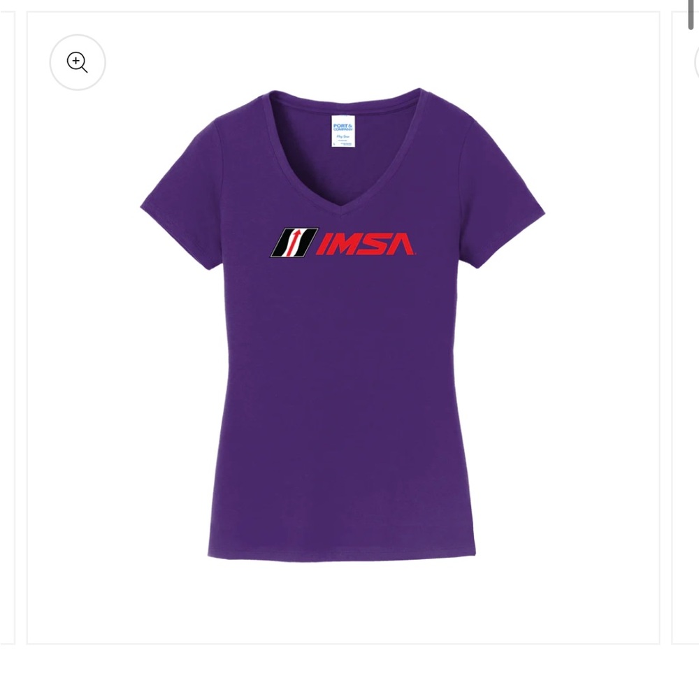 IMSA Ladies Sunset Tee - Purple size medium - Picture 2 of 5
